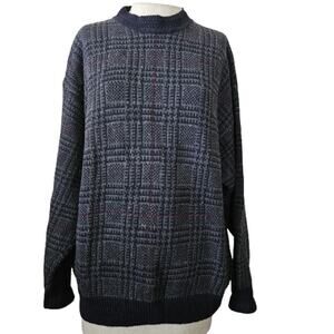 Britches Cotton Blend Navy Blue Sweater Size Large